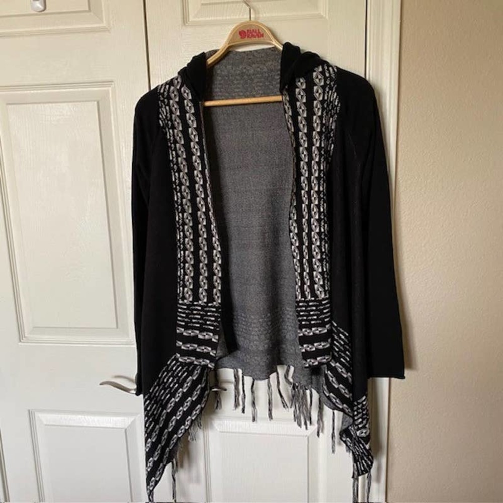 Ripcurl Southwest Print Open Cardigan‎ Hood Fringe Women S